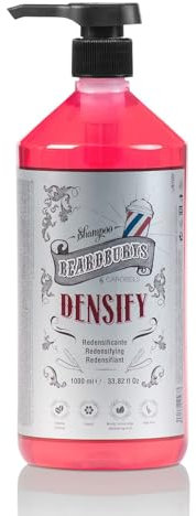 Beardburys Densify Redensifying Shampoo – Kräftigt und verleiht dem Haar mehr Volumen – Parabenfrei – Für alle Haartypen geeignet – 1 Liter