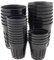 Topf 5-STK Gitter-Netz 5,5x5-cm Rund Net-Pots Cup Mesh-Pot Kunststoff Eimer Blumen-Korb Hydro-Kultur Aero-Ponik Zucht-Kübel Aqua Pflanz Steckling Anzucht Samen