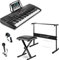 61 Key Electronic MP3 Piano Keyboard Digital Instrument with Music Chair + Piano Stand
