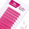 Extension De Cils En Soie 0.07mm D Curl 15-20 Mix Bouquet Volume Russe Soie éventails Faciles 2D 3D 4D 6D 8D 10D Naturel Cluster Professionnel(Rose 0.07-D-15-20 MIX)