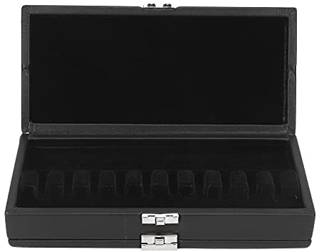 Lazimin Fagott-Rohrblätter, schwarzes PU-Leder, 20 Blätter, Holz, traditioneller Stil
