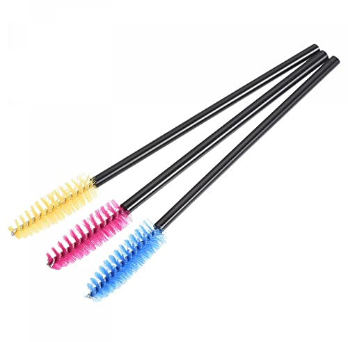 sourcing map Mini Brosse en Nylon, Spirale Plumeau Crevice Outil Nettoyage pour Fenêtre Magasins Climatiseurs air Ventilateurs Plafond, Bleu Rouge Jaune 30 Paquet
