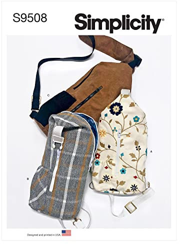 Simplicity SS9508OS Sling Bags in zwei Größen OS One Size Only