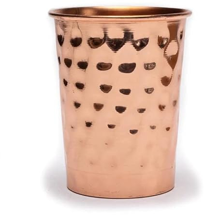 Bicchiere in Rame Martellato 250 Millilitri