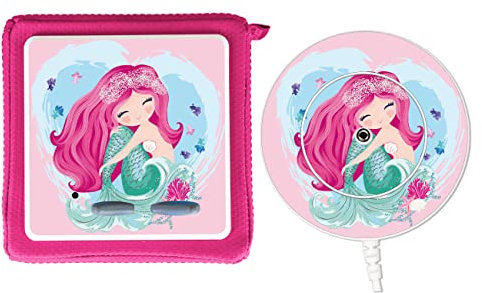 MeinBaby123® Schutzfolie kompatibel mit Toniebox und Ladestation | Schutzcover selbstklebend I Folie Sticker I Toniebox Zubehör (Ladestation Bundle: Meerjungfrau im Herz)