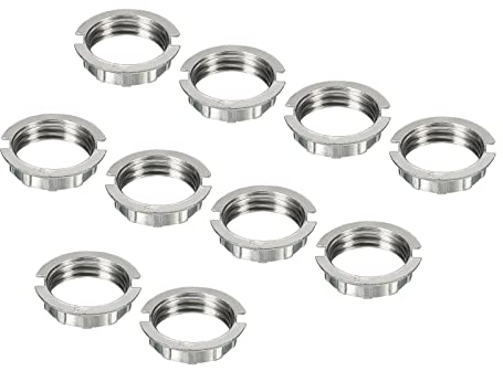 sourcing map G9 Steckdose M20 Adapterring für Leuchten Schirmhalterung Weiß Paket von 10
