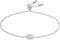 Fossil Armband Für Frauen Sterling Silber, Länge: 216mm, Breite: 8.7mm Silber Sterling Silber Armband, JFS00616040