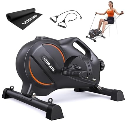 YOSUDA Under Desk Bike Pedal Exerciser - Magnetic Mini Exercise Bike, Desk Pedal Bike for Home/Office Workout