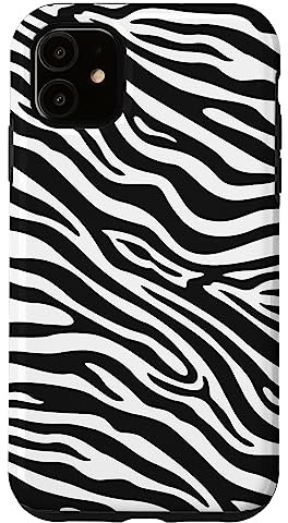 iPhone 11 Zebra Animal Skin Print Case