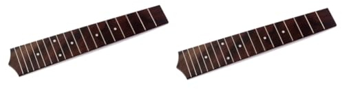 HEMOTON 2stücke Konzertukulele Griffbrett Mit Bünden Hochwertige Für Ukulele Und Hawaii-gitarre Für -projekte Und Professionelle Musiker