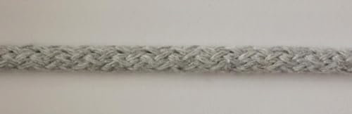 Baumwollkordel 5mm Kordel aus Baumwolle in 26 Farben (1608 - mausgrau, 5 Meter)