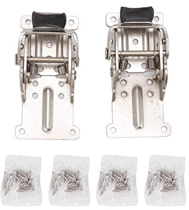Charnières pliantes 2 pièces, charnières solides à 180 degrés ensemble de charnières pliantes autobloquantes adaptées à la Table de porte d'armoire