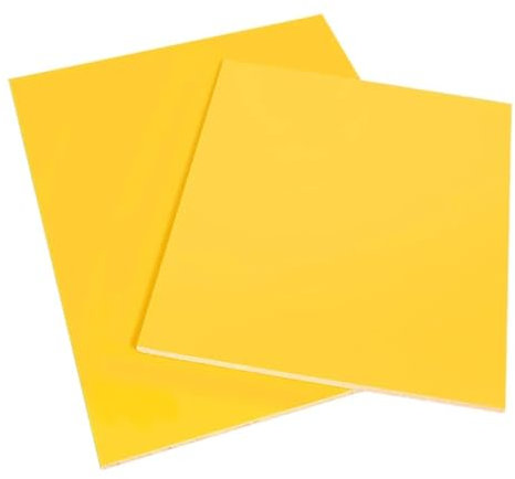 EQGNTS Epoxidplatte für Stromkreisisolationsplatten 2 stücke-10 stücke Epoxidharz Isolierung Bord for Batterie Pack, 3240 Dünne Fiberglas Bord Hohe Temperatur Bord(100x100x3mm(5pcs))