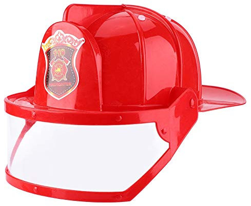 Kit de juguetes de Cosplay de bombero para niños – Incluye casco, extintor, intercomunicador, hacha y llave – juego para bombero de hierba, juego de 5