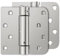 Luxbaro 2 Pack Self Closing Door Hinges, 4 Inch Spring Loaded Hinges with Square & 5/8'' Radius Corners, Adjustable Tension for Garage, Front Door, for Left and Right Hand Door, UL Listed