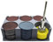 ZYRELYNX 1 Inch Sanding Disc Kit with A Storage Holder, Including 100pcs 1 Inch Sanding Discs Pad and 1pcs 1/8 Inch Shank Polishing Pad and 1pcs Organizer, Compatible with Most Rotary Tools