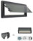 Ausstellfenster 700x300mm Wohnwagen Fenster E4 Wohnmobilfenster 85° Camper Wohnmobil Fenster mit fliegengitter und Rollo, Wohnmobil Seitenfenster Externes Push Fenster für Wohnwagen Van Camper