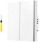 Acmerota Smart Light Switch WIFI Wall Switch 2Gang 1Way (Neutral Required, Big Single Rocker), APP Remote Control for Alexa Smart Light, No HUB Required