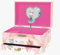 Musikalisches Schmuckkästchen für Kinder – Kinderspieluhr mit drehendem Tierballerina, Tierballerina-Geburtstagsgeschenke für kleine Mädchen, 18,2 x 13,3 x 9,9 cm – Alter 3–10