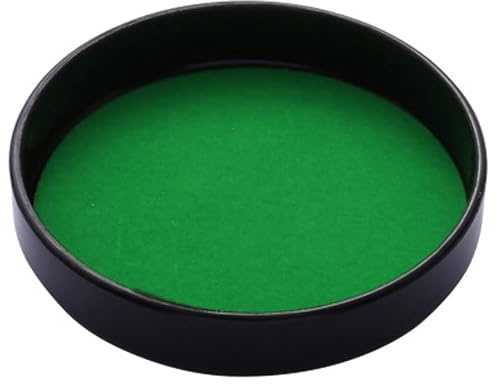 Fazvncv Würfelbecher aus PU-Leder, Handmuster, Würfel-Shaker, leises Schütteln, Unterhaltung, Würfelschale für Würfelbrett