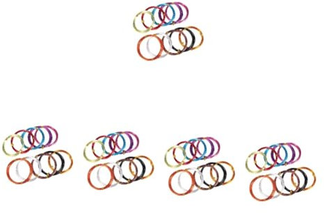 Housoutil 5 Series Acero De Aluminio De Color Flexible Hacer Alambre De Bonsái Delgado Alambre Para Esculpir Alambre De Escultura De Colores Material Alambre De Aluminio Cable 10 Piezas X 5