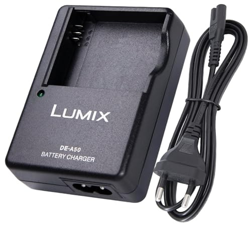 DE-A50 DMW-BCM13E Chargeur de Batterie Compatible avec Panasonic Lumix DC-TS7,DMC-FT5A,LZ40,TS5,TS6,TZ37,TZ40,TZ41,TZ55,TZ60,DMC-ZS27,DMC-ZS30,DMC-ZS35,DMC-ZS40,DMC-ZS45,DMC-ZS50 Appareil Photo
