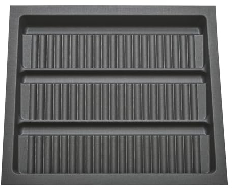 Orga-Box 9 Gewürzeinsatz Tiefe: 473 x Breite: 529 mm anthrazit | mit Canvas Struktur für 60er Schubladen z. B. in Nobilia Küchen ab 01.2025