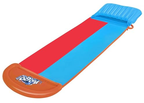 Mengtu H2OGO Wasserrutsche Tsunami Splash Ramp - Doppelseitige Rutsche, Einfach Auf- und Abbau, PVC, 472x140x30,5 cm Model93320