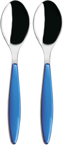 Guzzini - Feeling, Cucchiaino - Blu Mediterraneo, 14.5 cm - 23000476 (Confezione da 2)