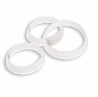 Schläfer 189510 | Guarnizioni Idrauliche Universali per Scarico Lavandino Cucina e Lavello Bagno, Guarnizioni in Gomma Conica da 1 1/4 (Ø 40mm) per Canotti e Tubo di Scarico, Confezione da 3 Pezzi