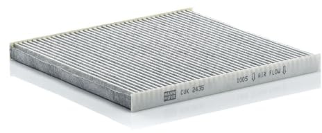 MANN-FILTER CUK 2435 Cabin Air Filter - Pollen Filter with Activated Carbon - for Cars + Transporters