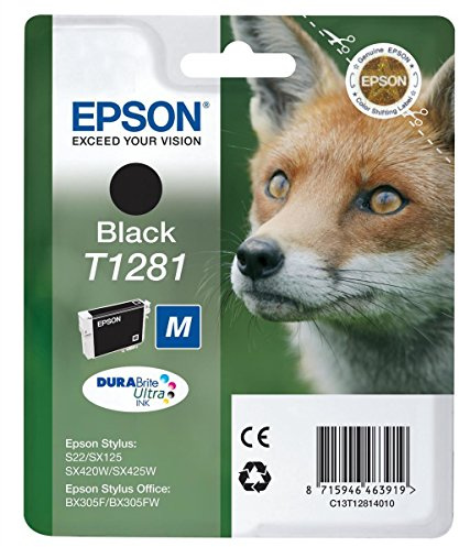 Epson C13T12814011 Tintenpatrone, Schwarz