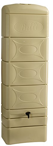 Belli 0156 1 Récupérateur à Eau Déco 300 L Beige 60 x 183 cm