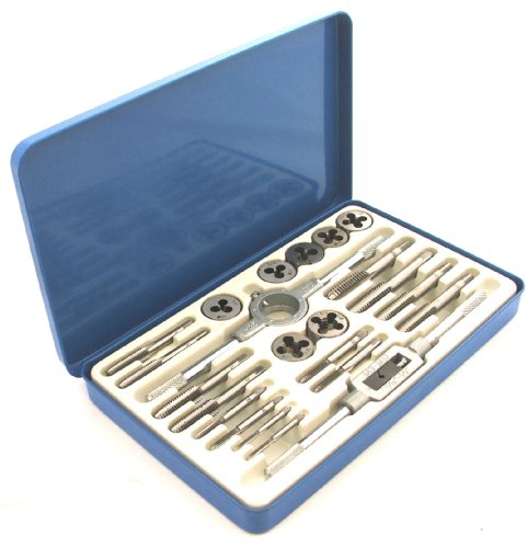 Toolzone BSW Whitworth Lot de 23 tarauds et filières