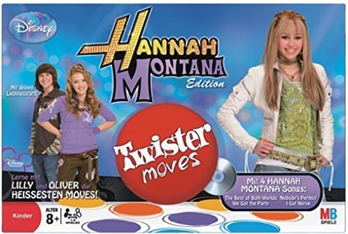 Hasbro 46808100 - MB Twister Moves Hannah Montana inkl. 2 CDs