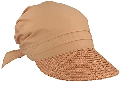 Seeberger Damen Schirmmütze Serie Rügen, Gr. one Size, Beige (Sand 0094)