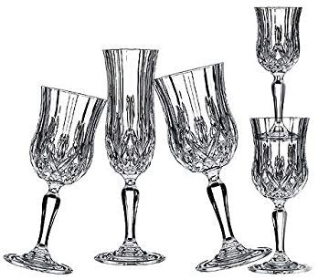 RCR Set 6 Calici vino in Vetro opera cristallo cristalleria