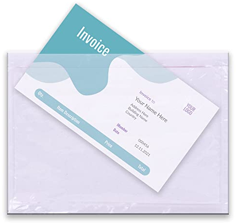 Triplast Lot de 100 pochettes A5 unies pour documents (225 x 165 mm) | Enveloppes en plastique transparent à décoller et à sceller | Joindre des factures, des listes d'emballage et des notes de