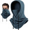 Joyoldelf Funktions Sturmhaube Gesichtshaube Balaclava Kältemaske Skimaske Hut Schwarz Gesichtmaske Motorrad Biker Snowboard Kälteschutz, Grau, M