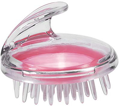 Haarmassager Gesundheitspflege Shampoo Haar Kopfhautmassagegerät Duschbürste Haar waschen Massage Kamm Schönheit Werkzeug (Farbe : Rosa)