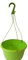 The Flowerpot Men 27CM PLASTIC HANGING POTS BASKETS PLANTERS (x5, Lime Green)