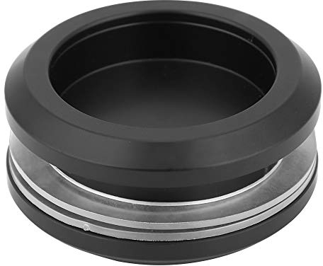 YWBL-WH Schwarze Aluminiumlegierung Runde Glas Schiebetür Griff Schrank Möbel zieht