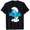 The Smurfs Jokey Smurf Tongue Joyful Blue Comic Schlumpfine T-Shirt