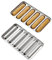Sue Supply Hot Dog Schimmel 6 Mulden Edelstahl DIY Wurst, leicht zu lösen, Wurstform, Dampfgarer, Backofen und Kühlschrank sind sicher, zum Geburtstag, Partys, Festival, täglich