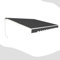 GOPLUS Store Banne Manuel 3,6Mx3M, Auvent de Terrasse Extérieur et Tissu Résistant aux UV avec Manivelle et Angle Réglable 5-35°pour Patio,Balcon,Terrasse(Gris)