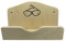 Davartis Sauna Brillenhalter/Brillenablage mit Bildmotiv Brille aus Holz (1x 1 Stk.)