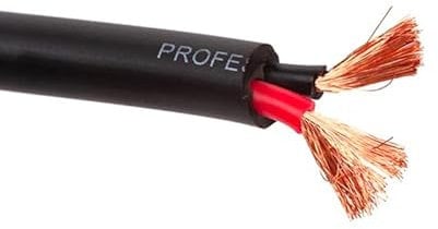 Velleman HQ-Power Cavo per altoparlante, OFC 2 x 1,50 mm², 100 m, nero, perfetto per la trasmissione del suono