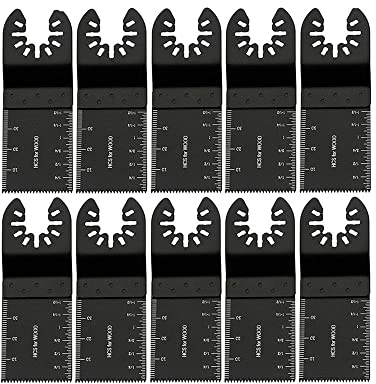 Turning and Grooving Metal Lathe Inserts 70/40/30/10/5 Pieces Multipurpose Saw Blades Vibrating Saw Blades Multipurpose Blades Set Universal Cutting Blades for Dermel Milwaukee (Color : 40PACK)