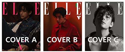 ELLE MAGAZINE KOREAN APRIL 2023 BTS V (Cover C)