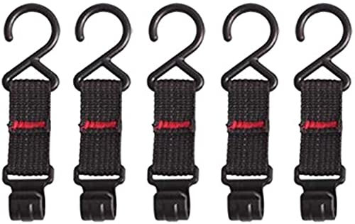 Outdoor-Camping-Markise, Zelt, zum Aufhängen, Handtücher, Tassen, Haken zum Aufhängen für Wandern, Werkzeug, bewegliche Aufbewahrung, Organizer, Aufhänger 5 Stück (innen 19 mm)